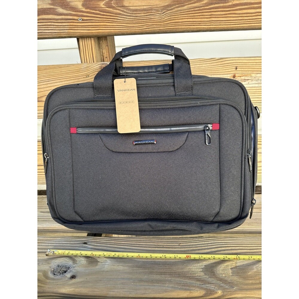 NEW VANKEAN Laptop Briefcase Premium Expands Case Fits Up to 17 Inch Business